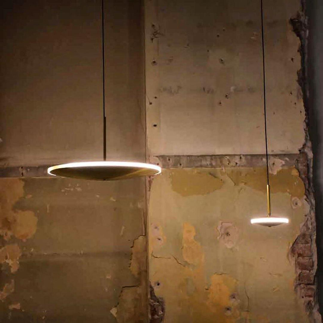 Uvenisra Moderne minimalistische hanglamp in schotelvorm