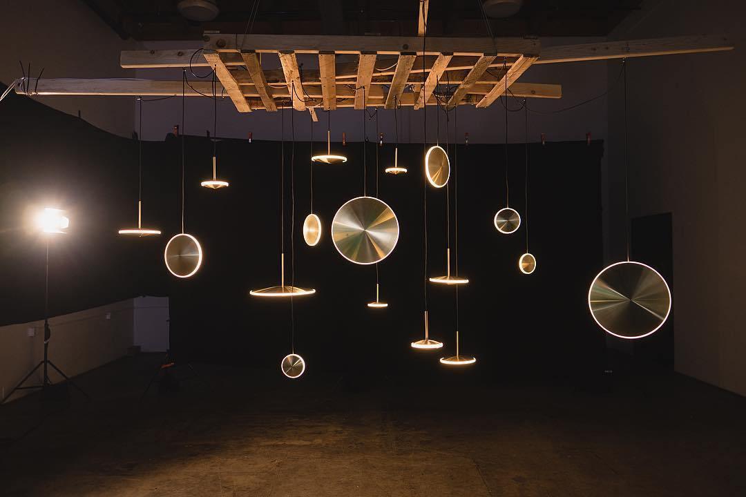 Uvenisra Moderne minimalistische hanglamp in schotelvorm