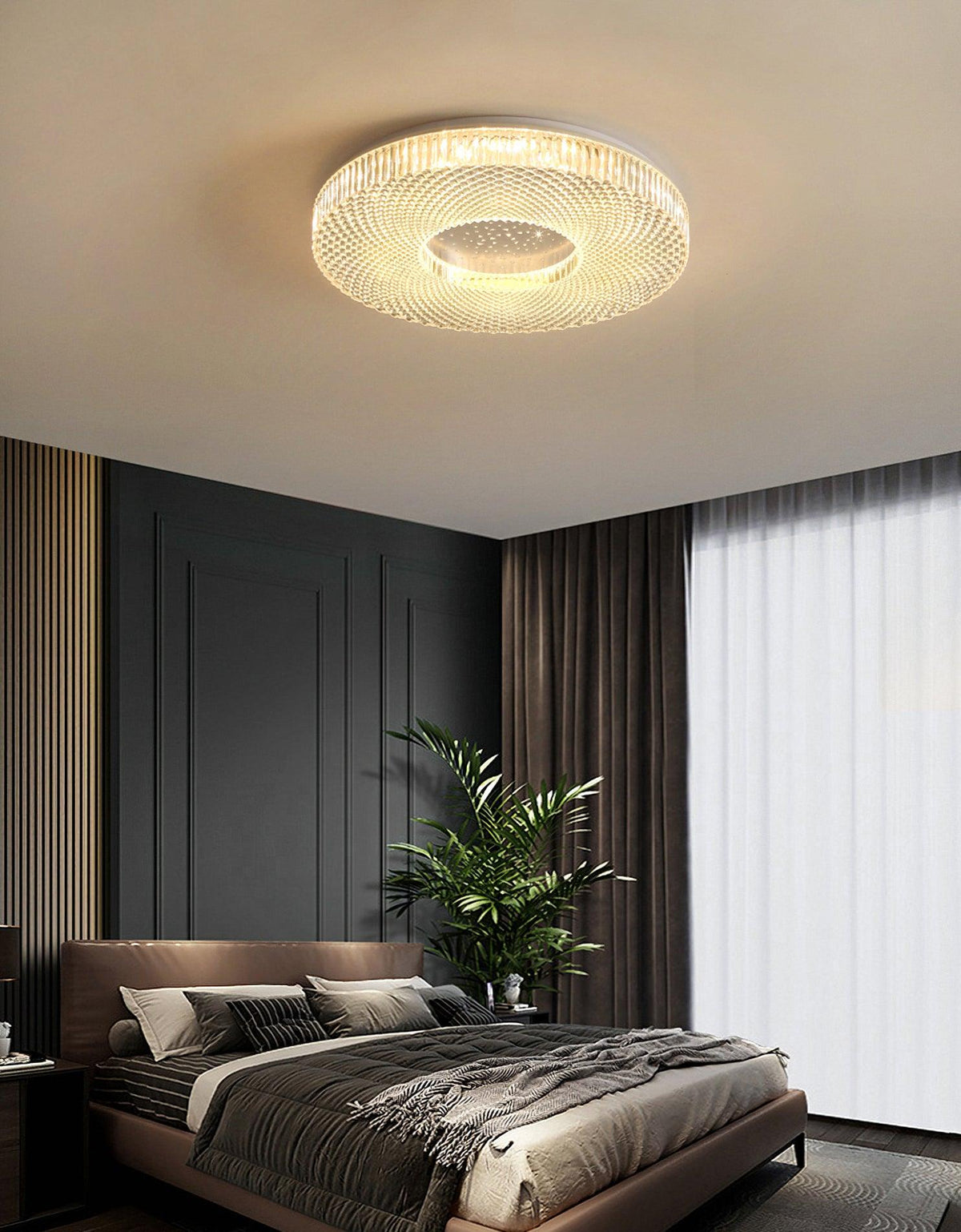 Lucalella plafondlamp acryl LED luxe voor woonkamer