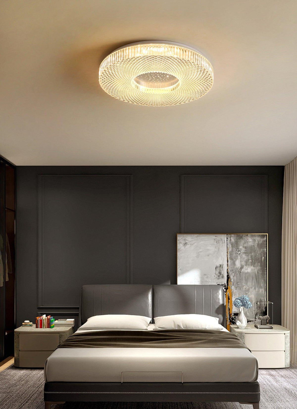 Lucalella plafondlamp acryl LED luxe voor woonkamer