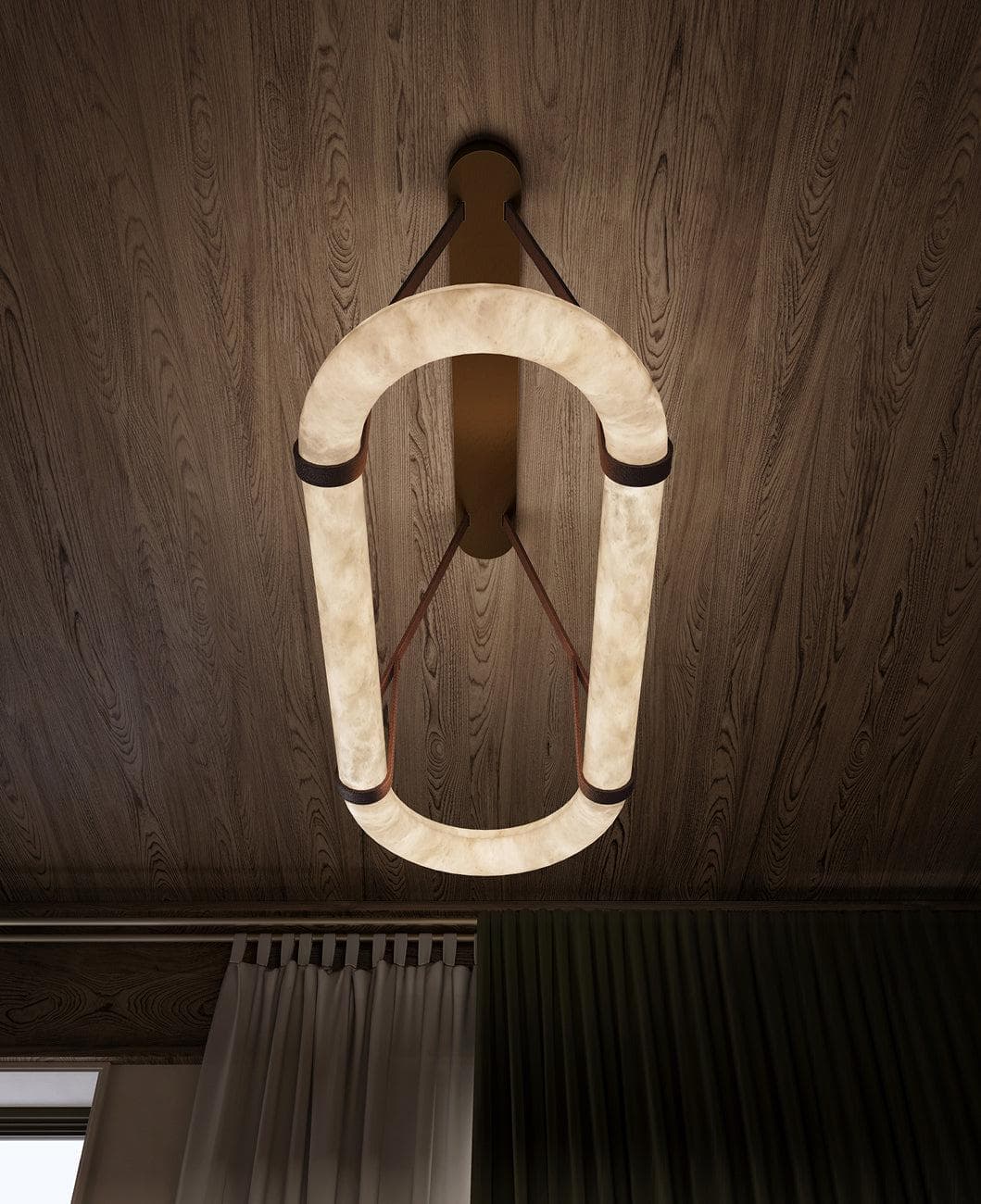 Nerina hanglamp van albast