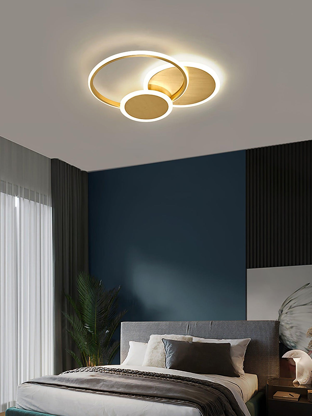 Insk Kunstzinnig Cirkels LED Plafondlamp
