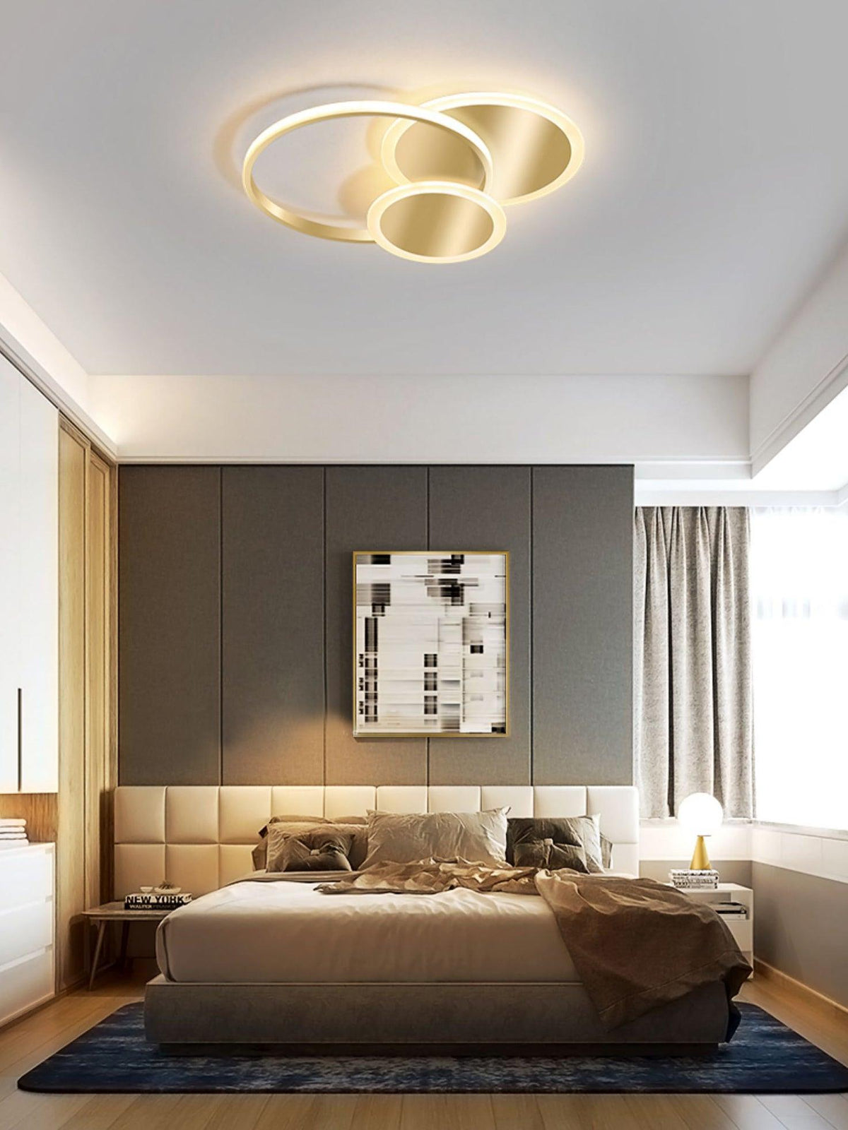 Insk Kunstzinnig Cirkels LED Plafondlamp