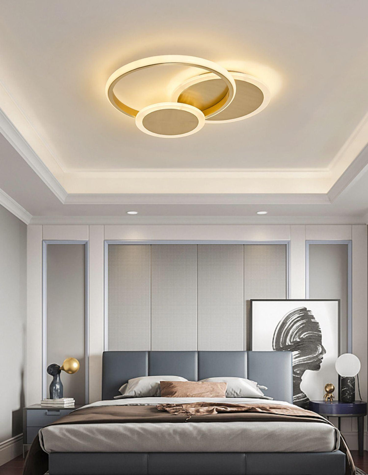Insk Kunstzinnig Cirkels LED Plafondlamp