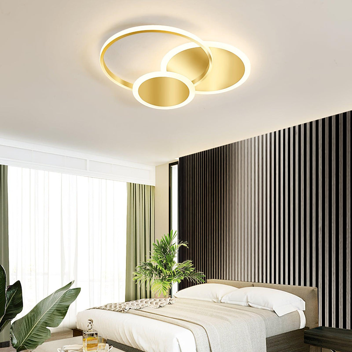 Insk Kunstzinnig Cirkels LED Plafondlamp