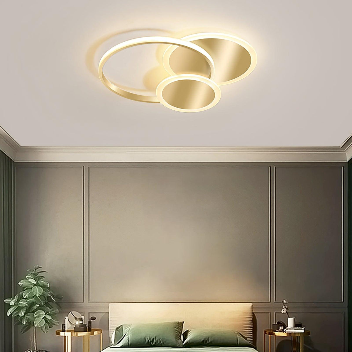 Insk Kunstzinnig Cirkels LED Plafondlamp