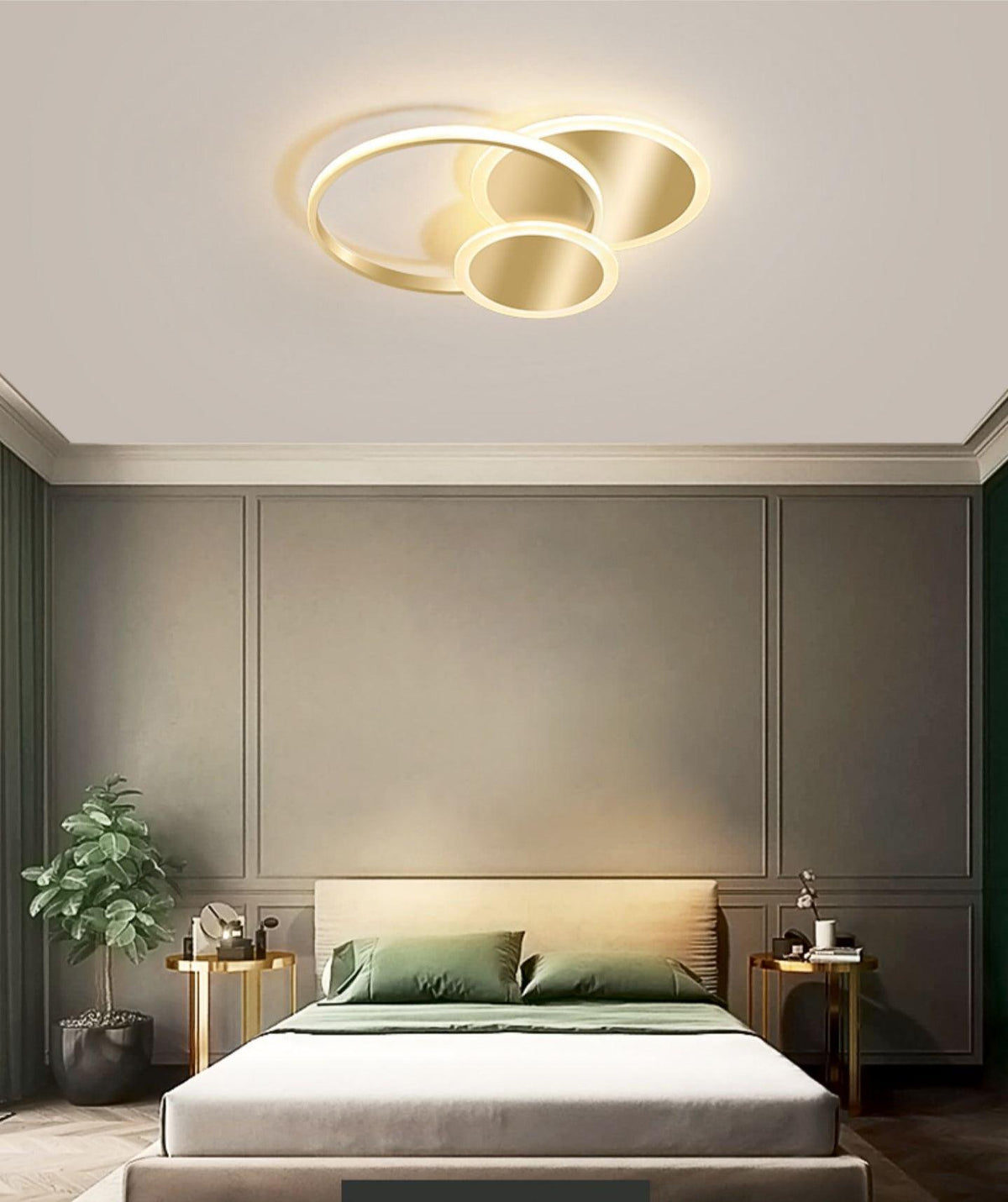 Insk Kunstzinnig Cirkels LED Plafondlamp