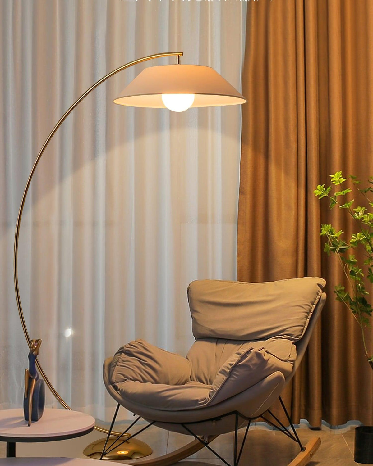 Veradin Stalen vloerlamp van vezel