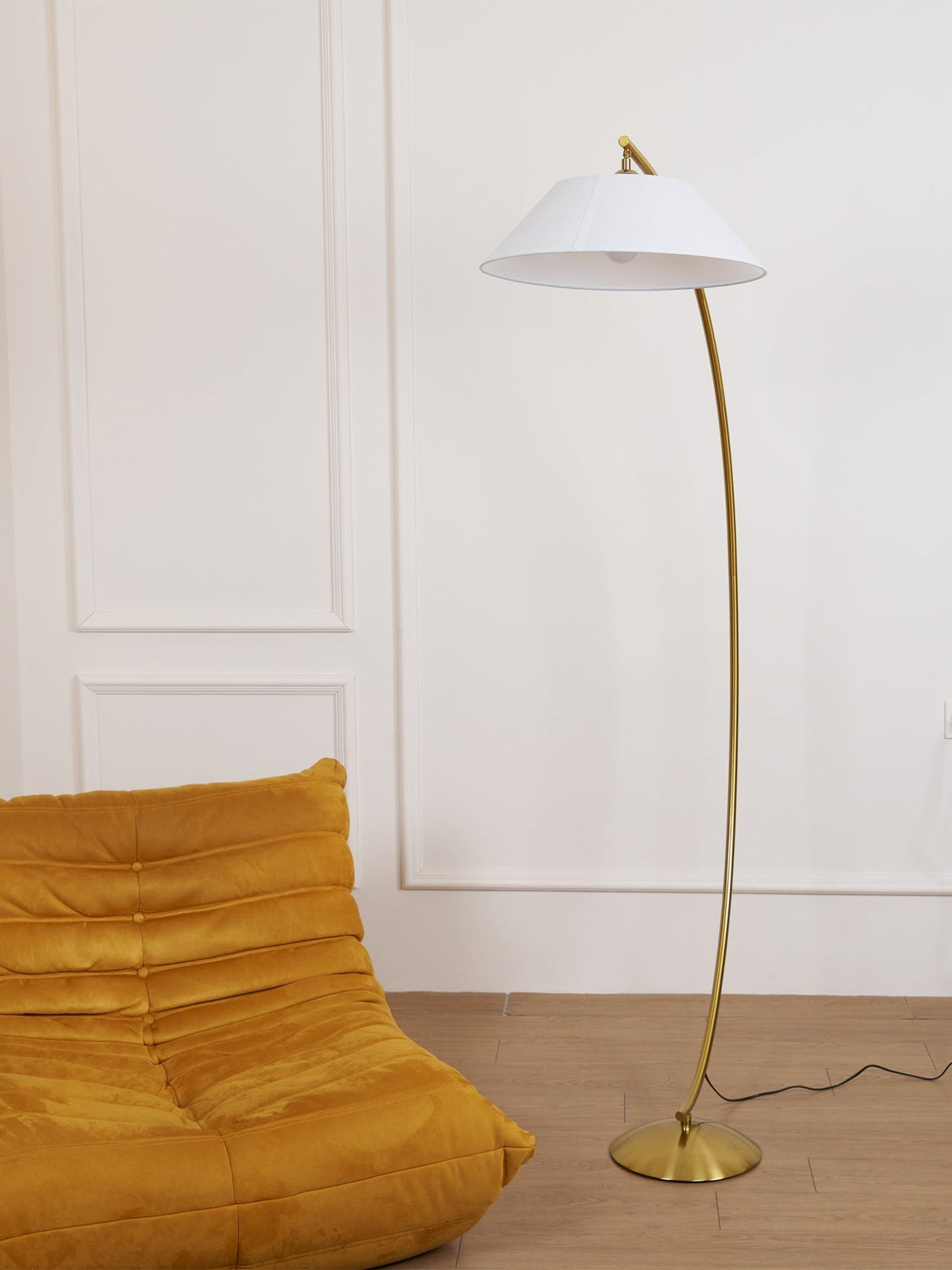 Veradin Stalen vloerlamp van vezel