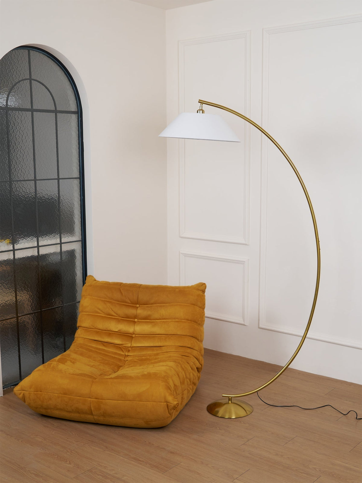 Veradin Stalen vloerlamp van vezel