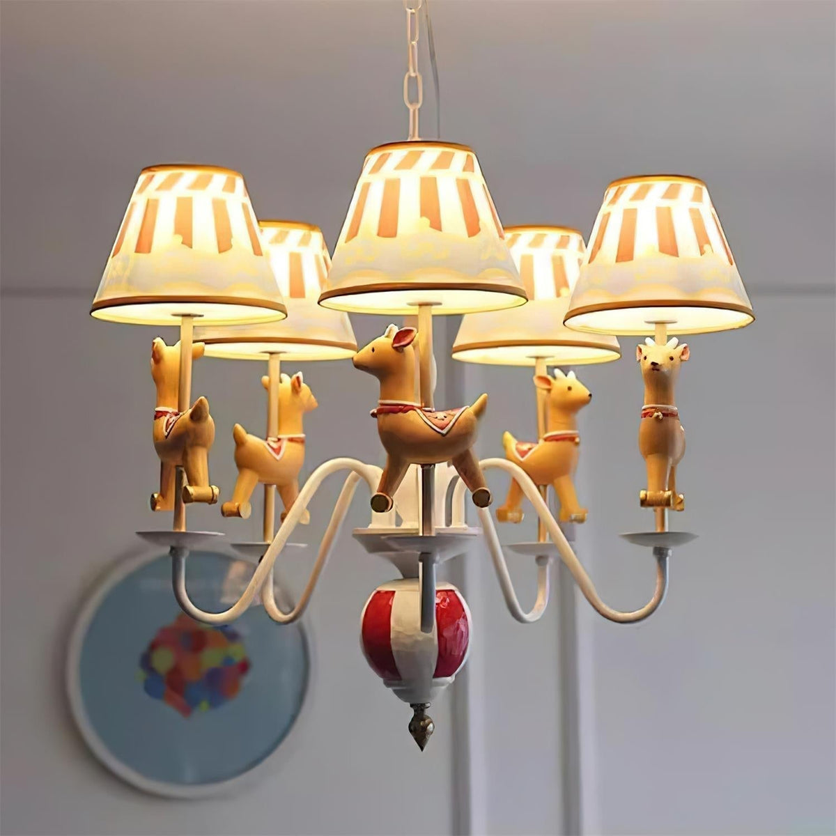 Solvian kroonluchter Carousel Kids Speels