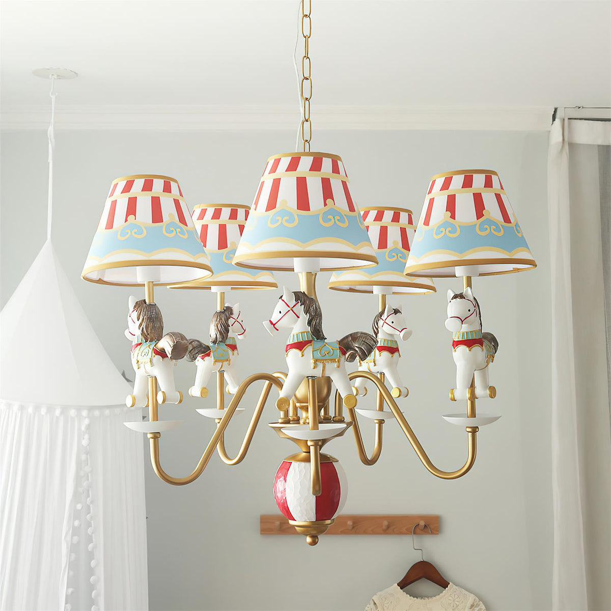 Solvian kroonluchter Carousel Kids Speels