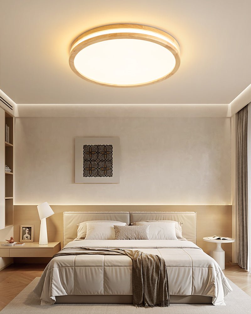 Nysilos modern Minimalistisch Hout Plafondlamp