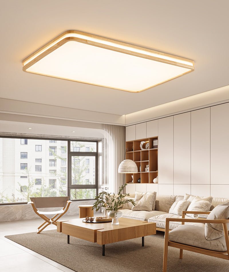 Nysilos modern Minimalistisch Hout Plafondlamp