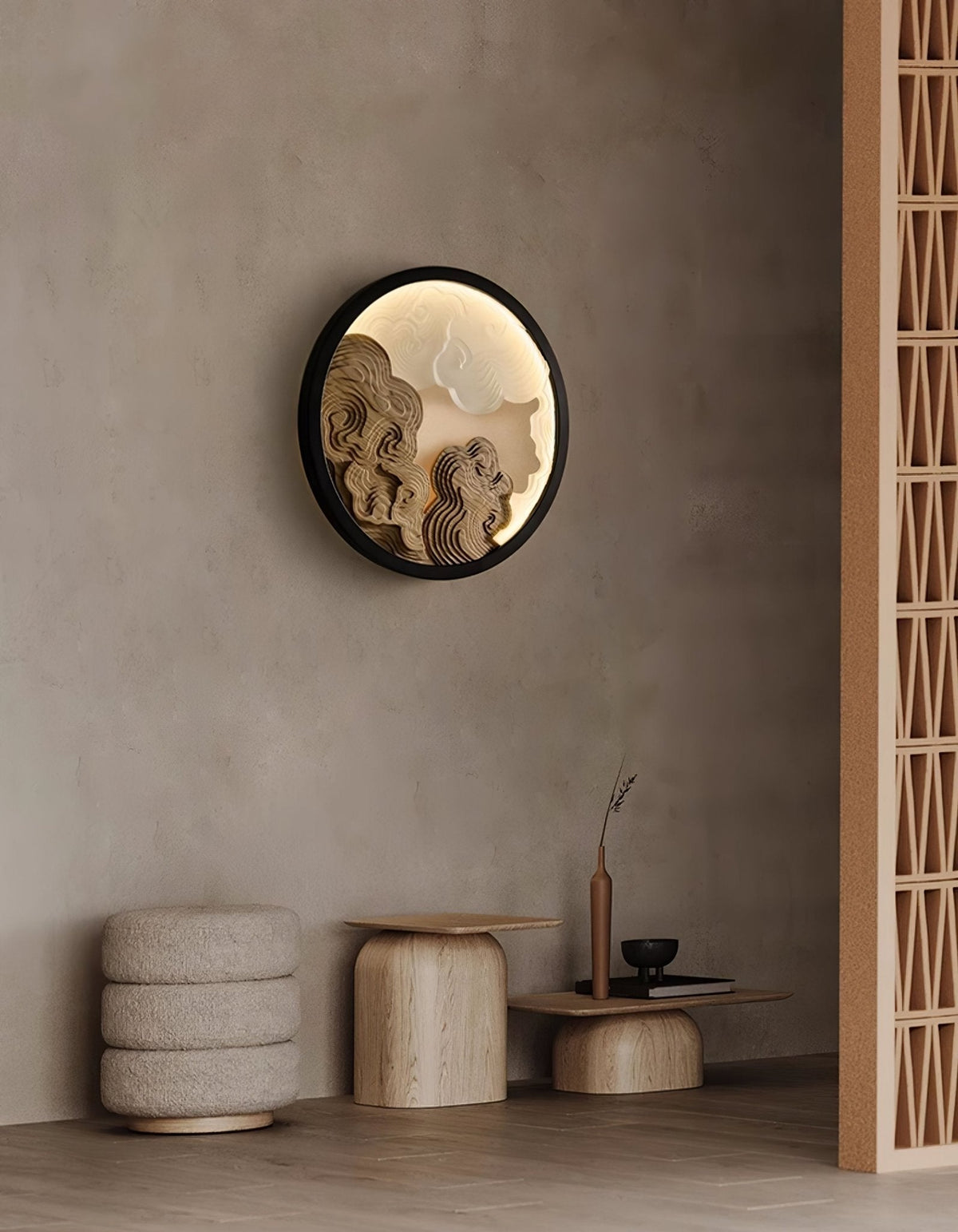 Grayson Moderne wandlamp van hout