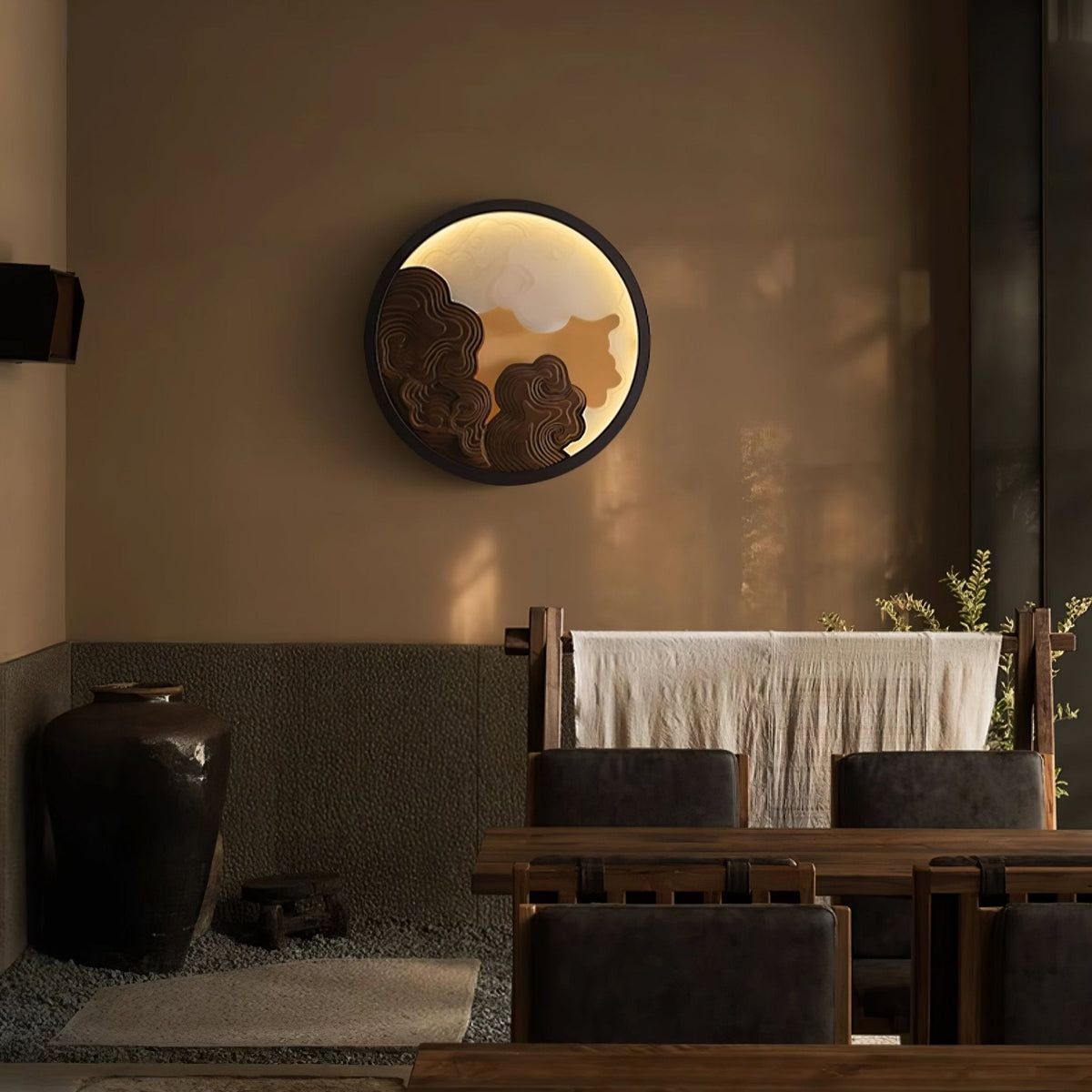 Grayson Moderne wandlamp van hout