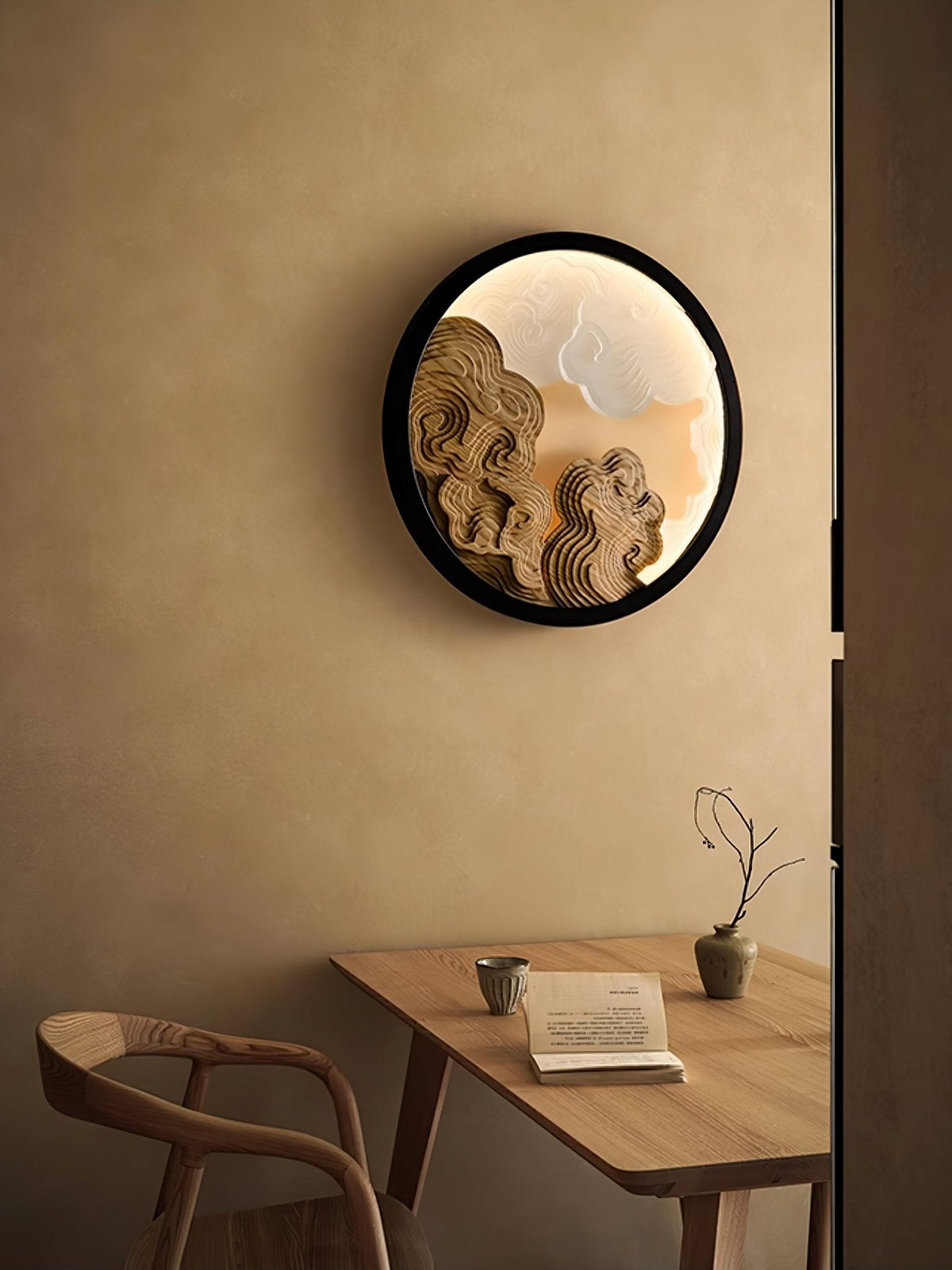 Grayson Moderne wandlamp van hout