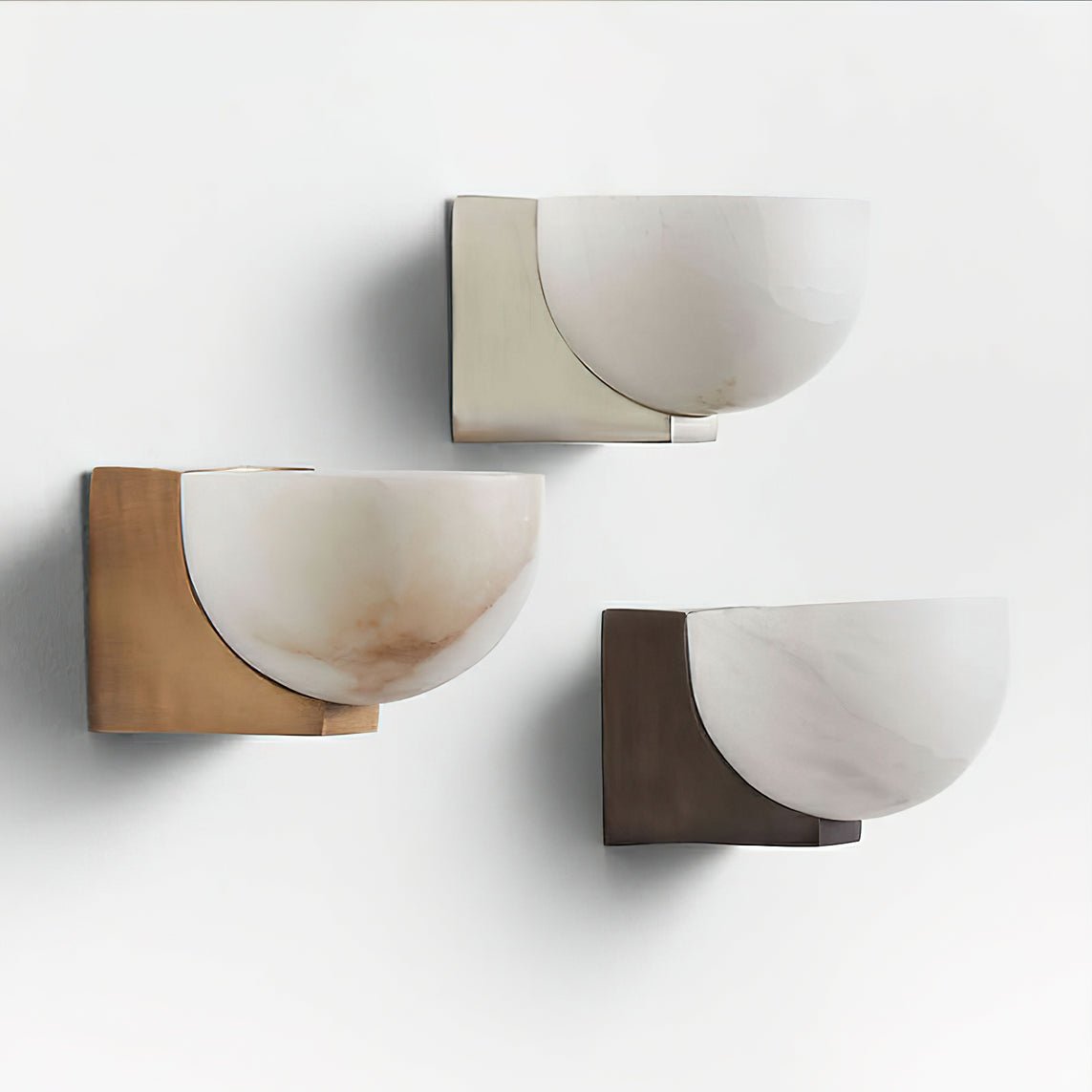 Corvina Bowl albasten wandlamp