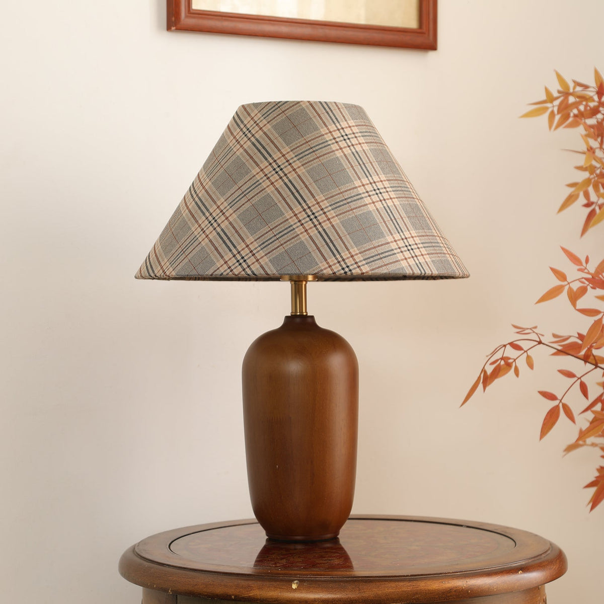 Sienna Hout en Stoffen Klassieke tafellamp