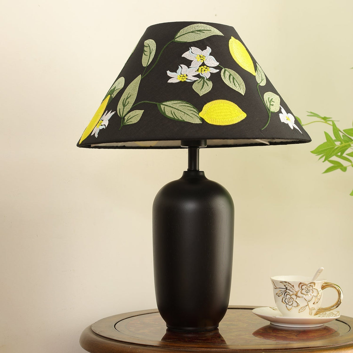 Sienna Hout en Stoffen Klassieke tafellamp