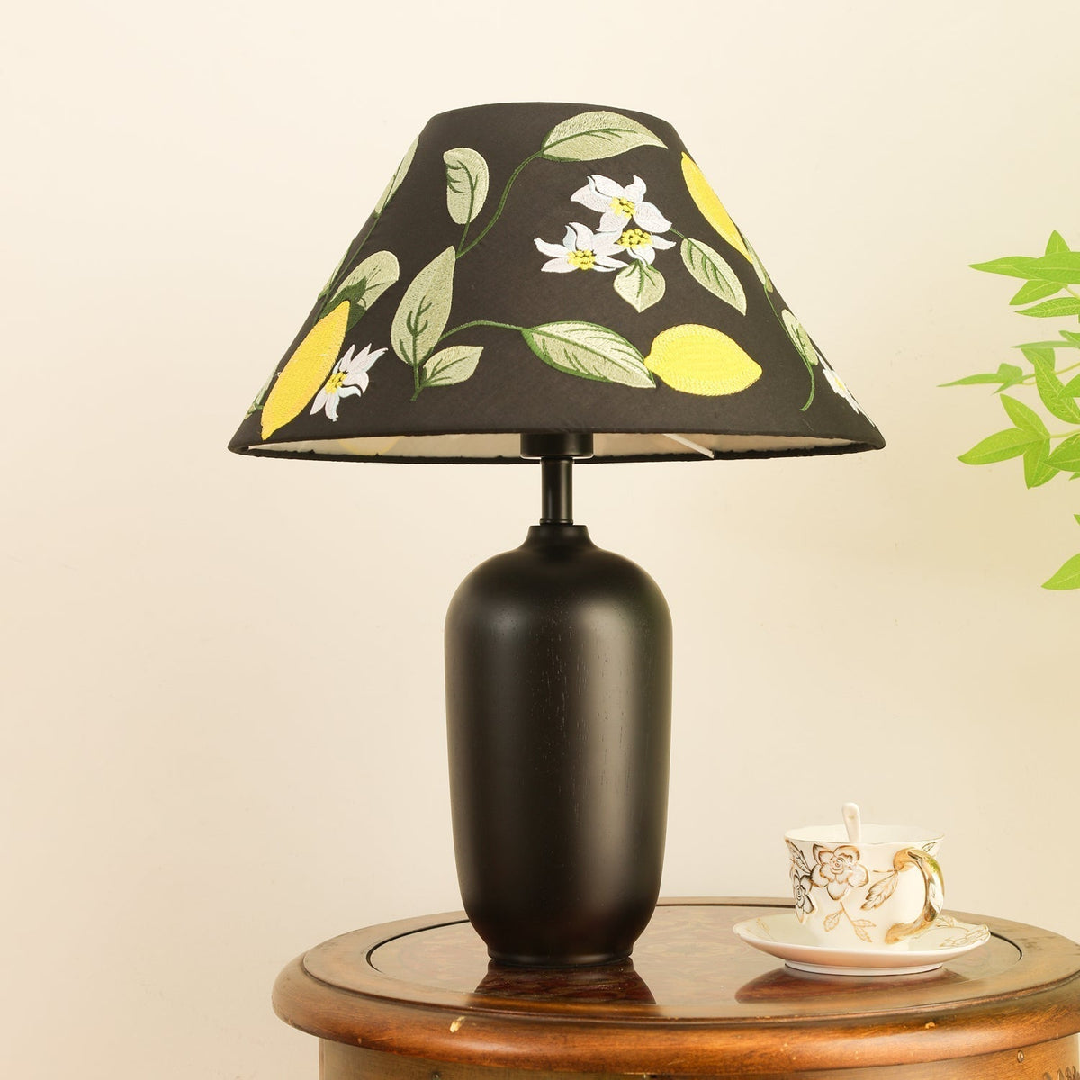 Sienna Hout en Stoffen Klassieke tafellamp