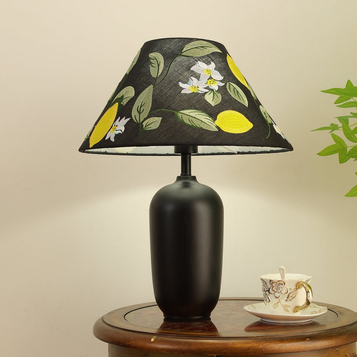 Sienna Hout en Stoffen Klassieke tafellamp