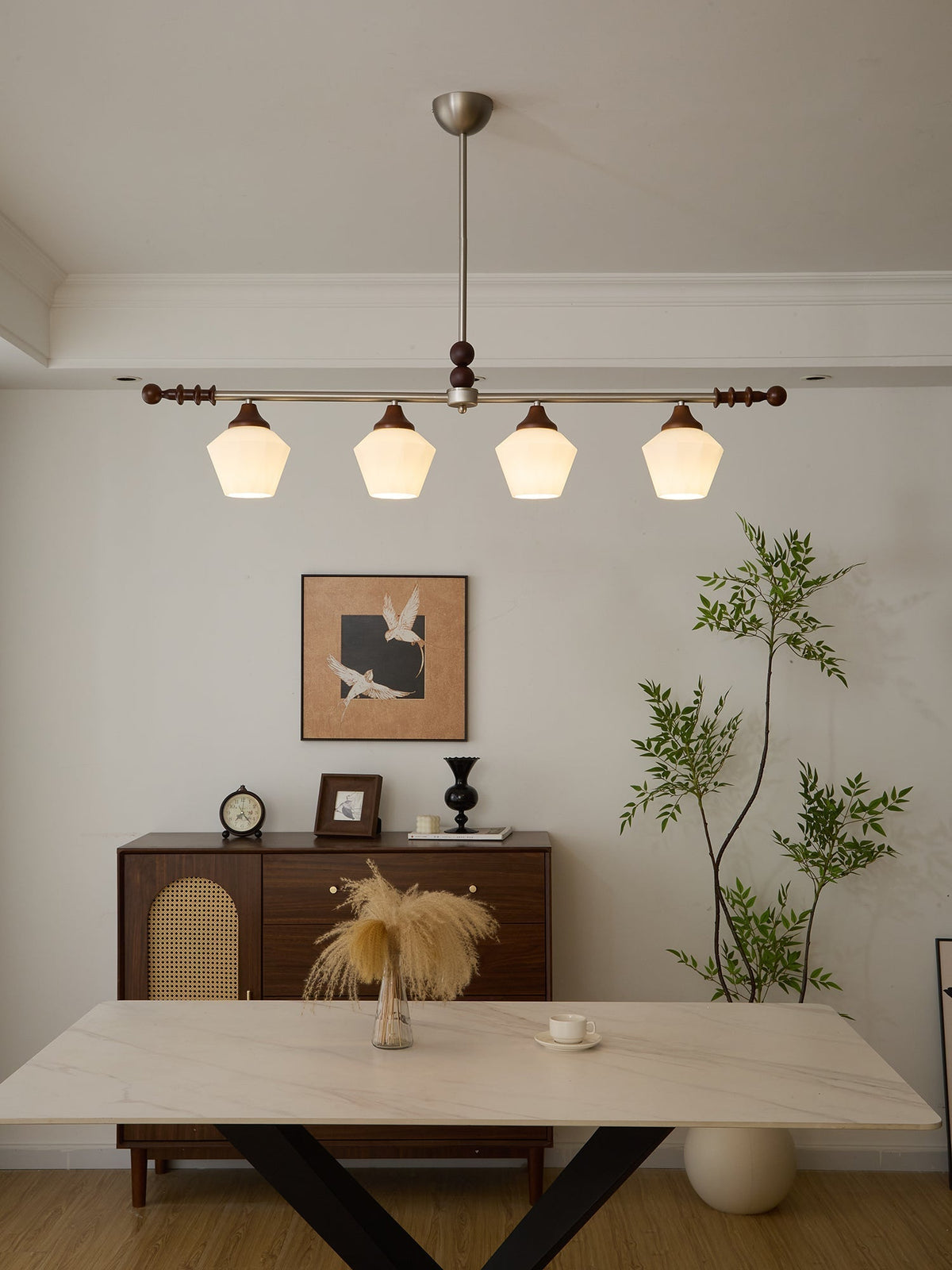 Vosole Traditionele Elegantie Vintage Hout Kroonluchter