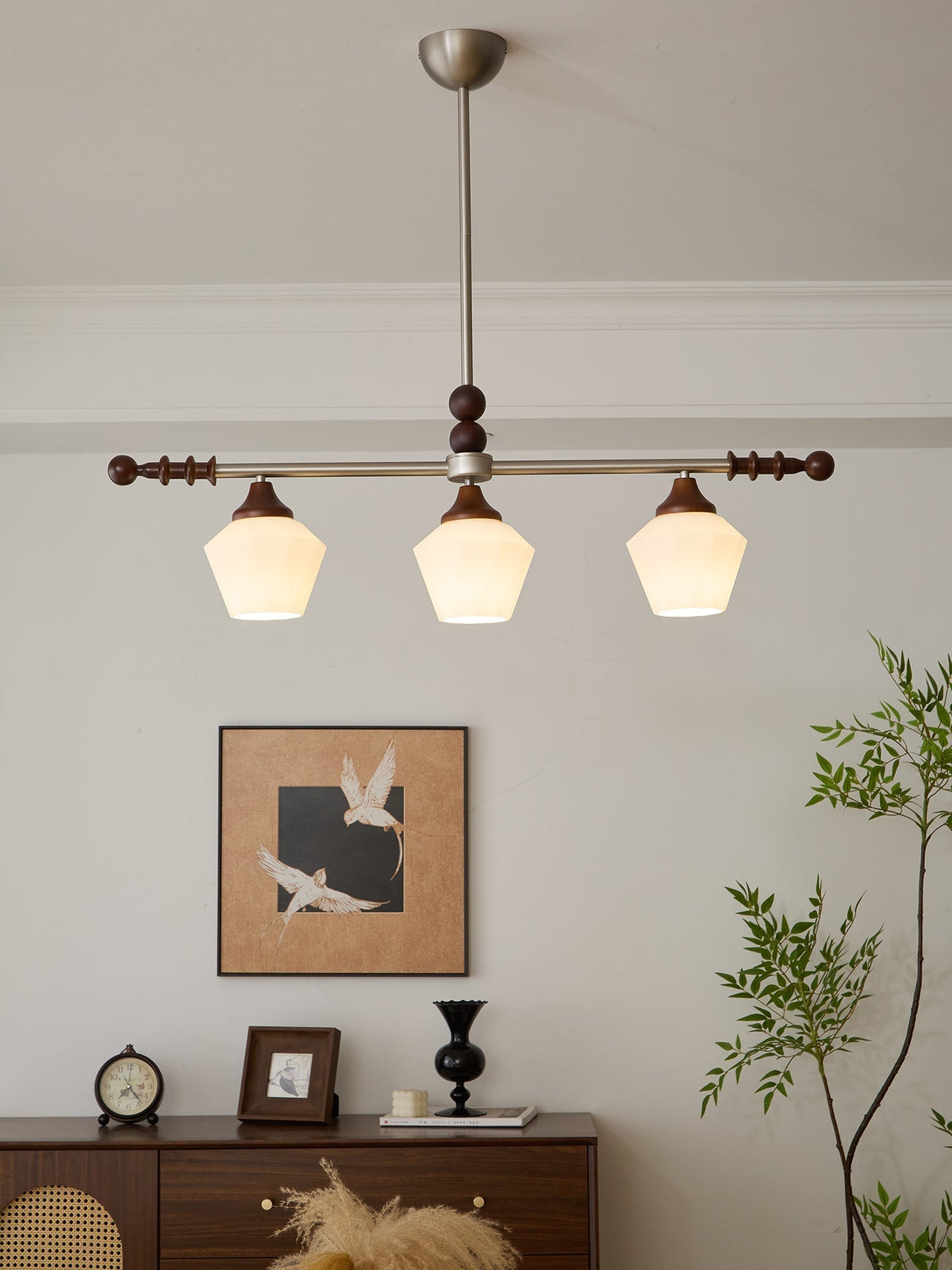 Vosole Traditionele Elegantie Vintage Hout Kroonluchter