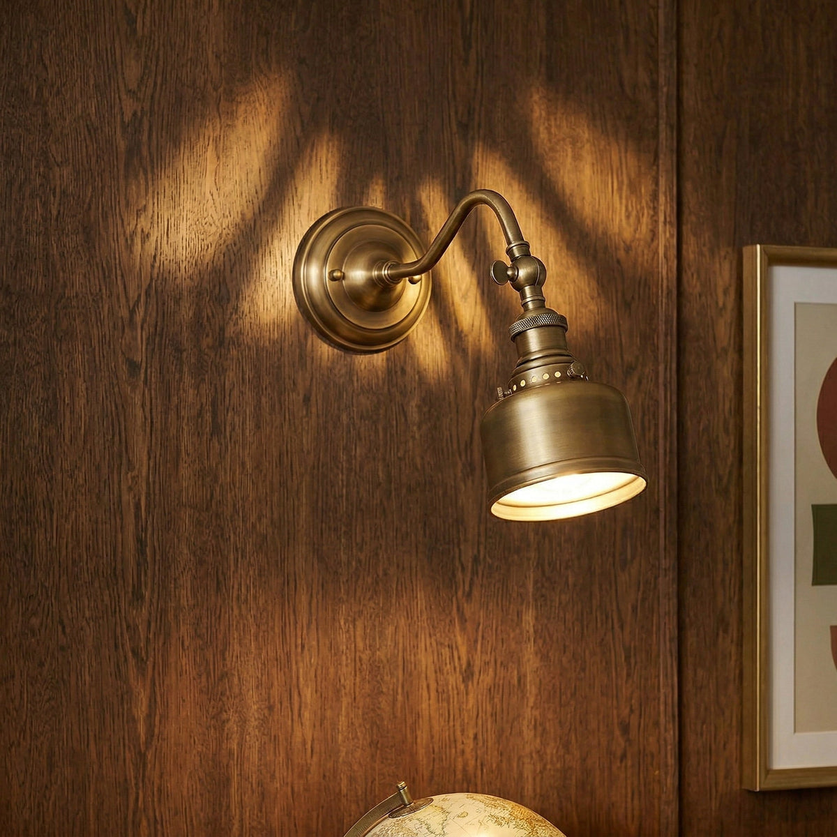 Orelelenne Gooseneck wandlamp