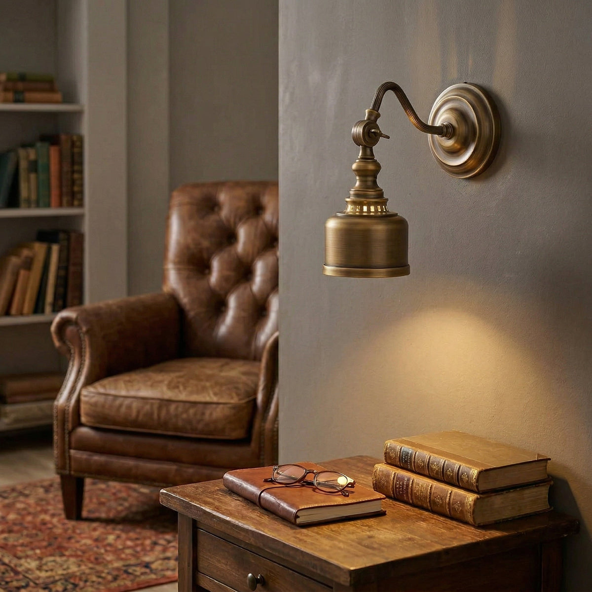 Orelelenne Gooseneck wandlamp