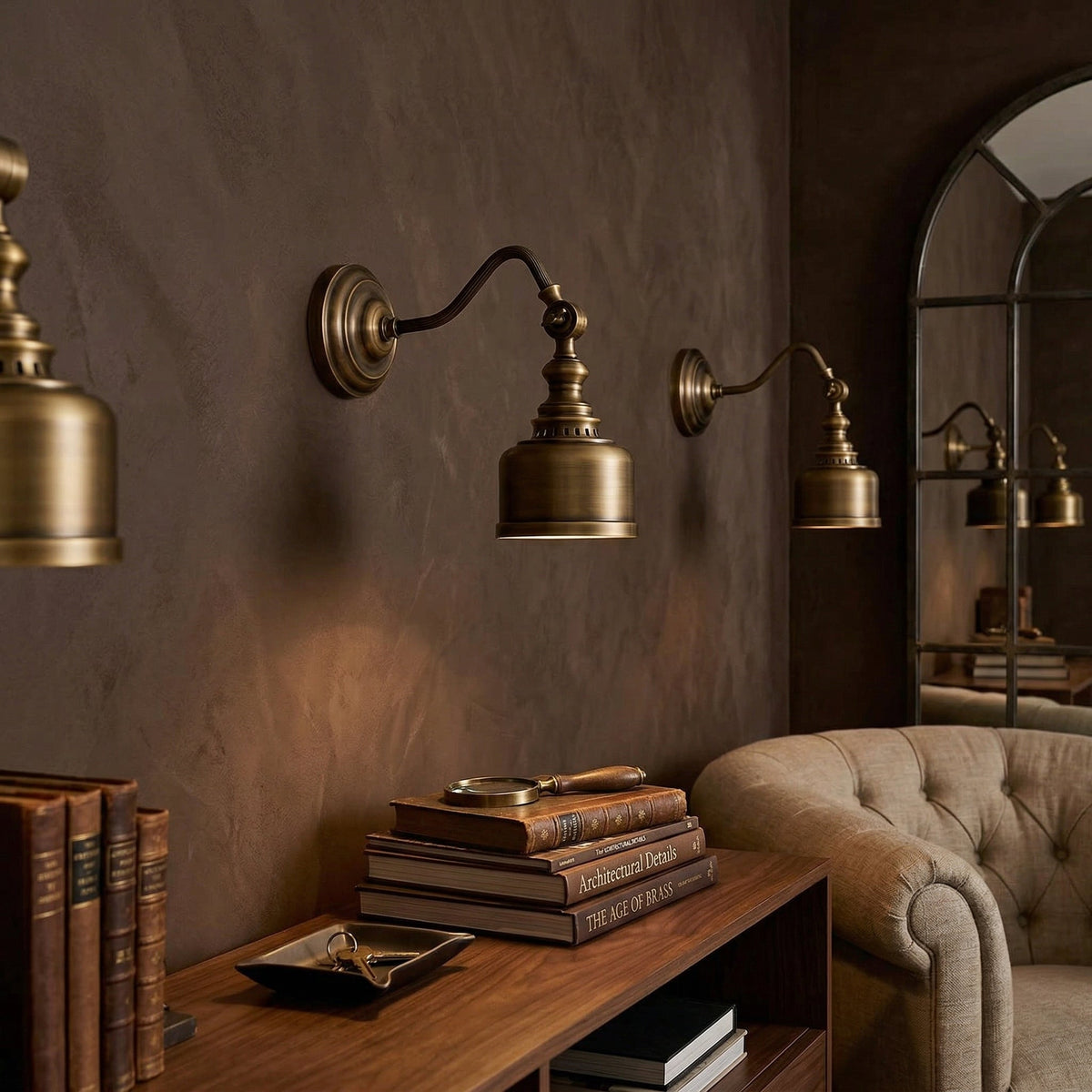 Orelelenne Gooseneck wandlamp