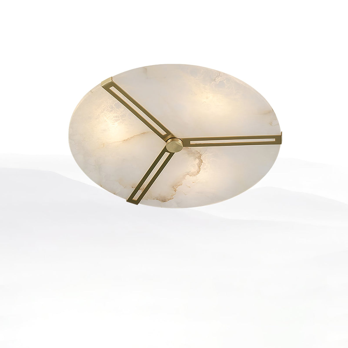 Avenielle albast vlakke plafondlamp