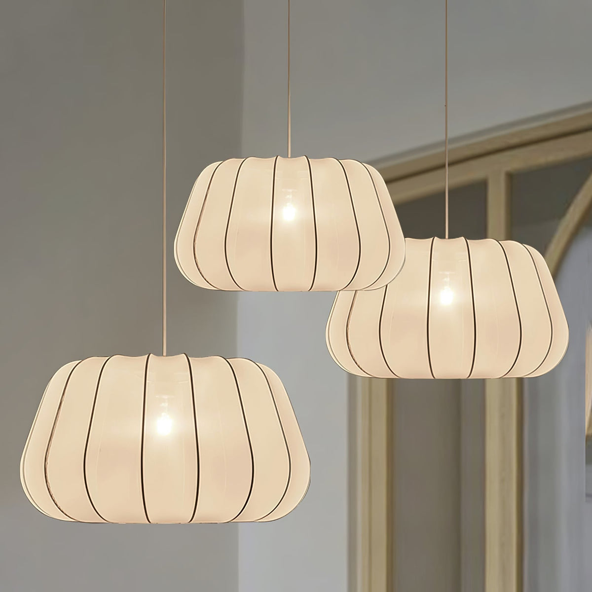 Zenell elegantie Cloud stof hanglamp