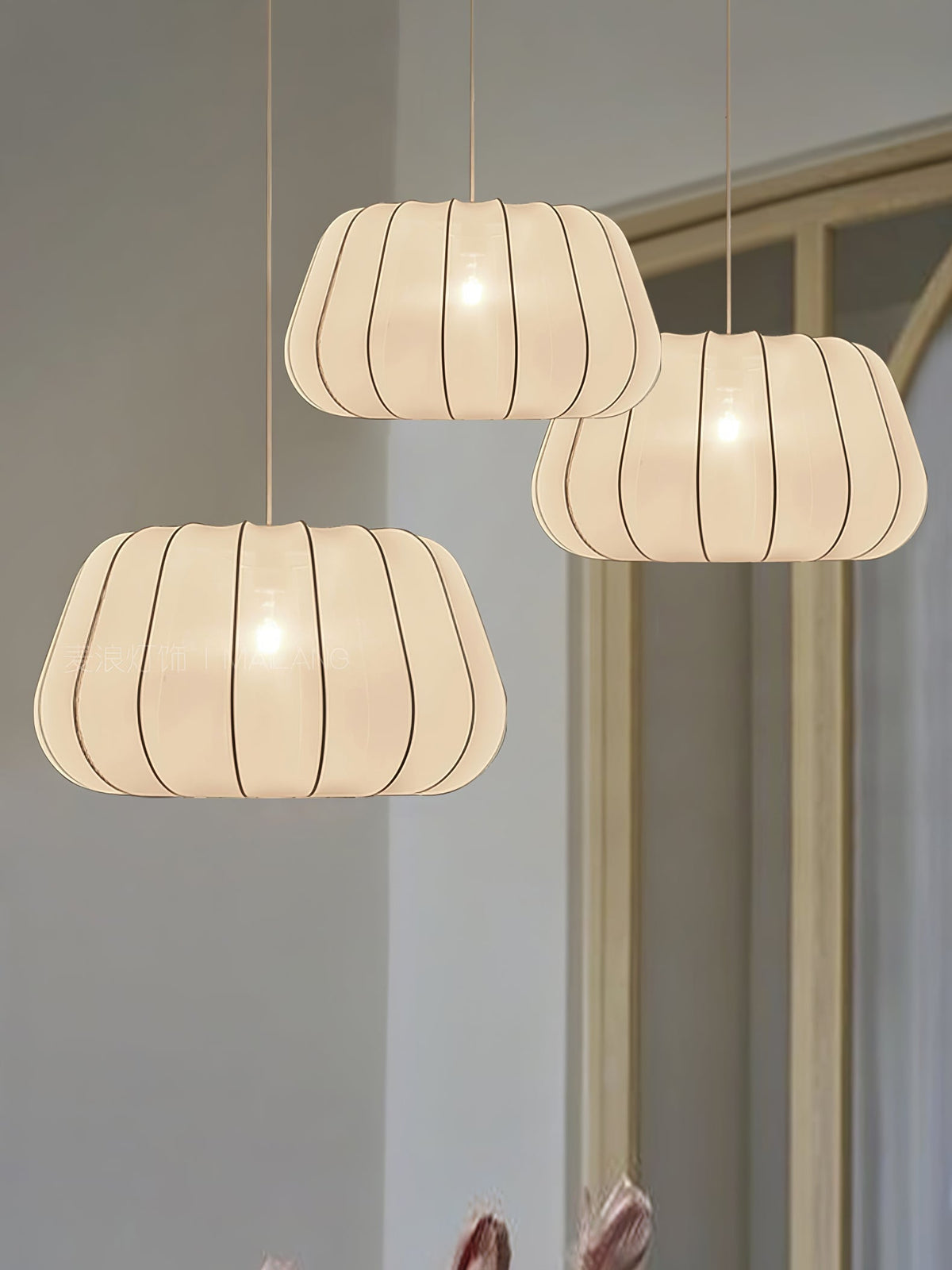 Zenell elegantie Cloud stof hanglamp