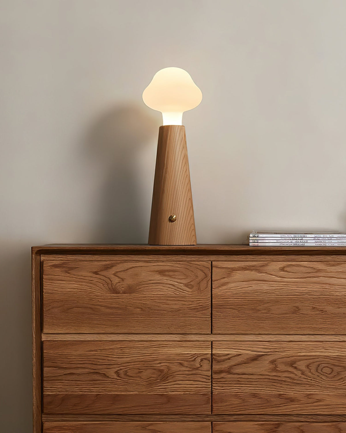 Mushio Houten Wolk tafellamp