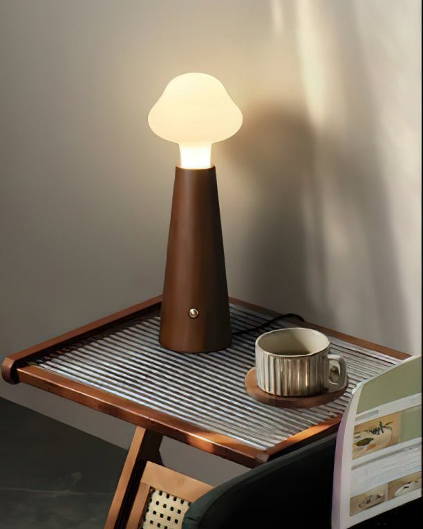 Mushio Houten Wolk tafellamp