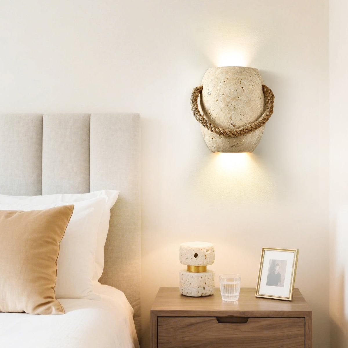 Coastal Rope Stone wandlamp