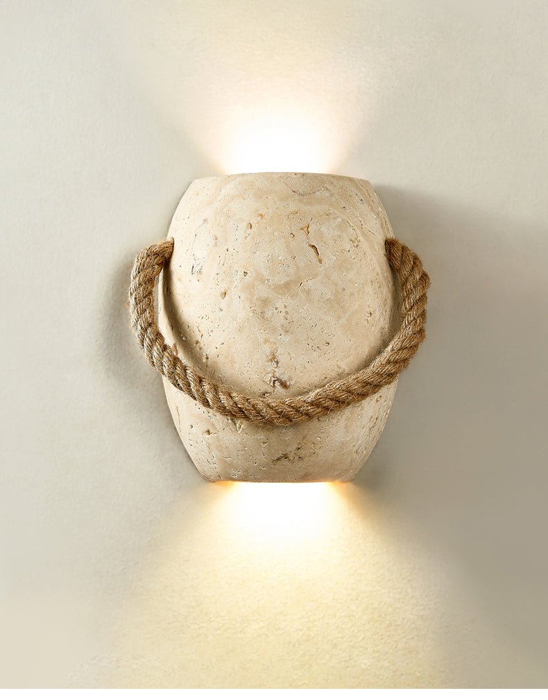 Coastal Rope Stone wandlamp