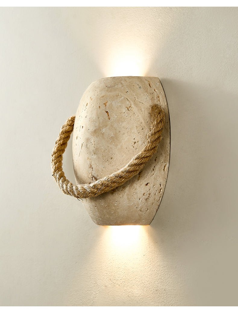 Coastal Rope Stone wandlamp