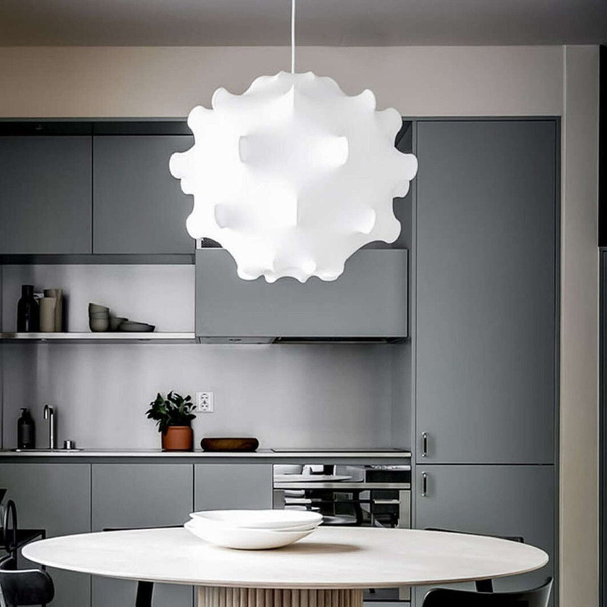 Soti moderne hanglamp van zijde