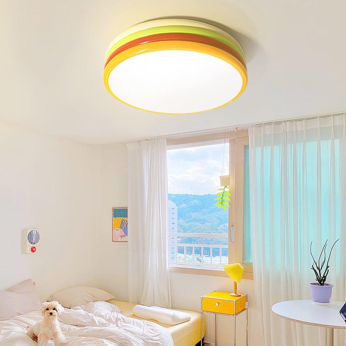Dunoir unieke plafondlamp met kleurverloop