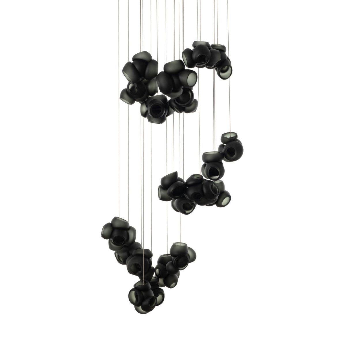Ursa Bubbles Cluster glas hanglamp