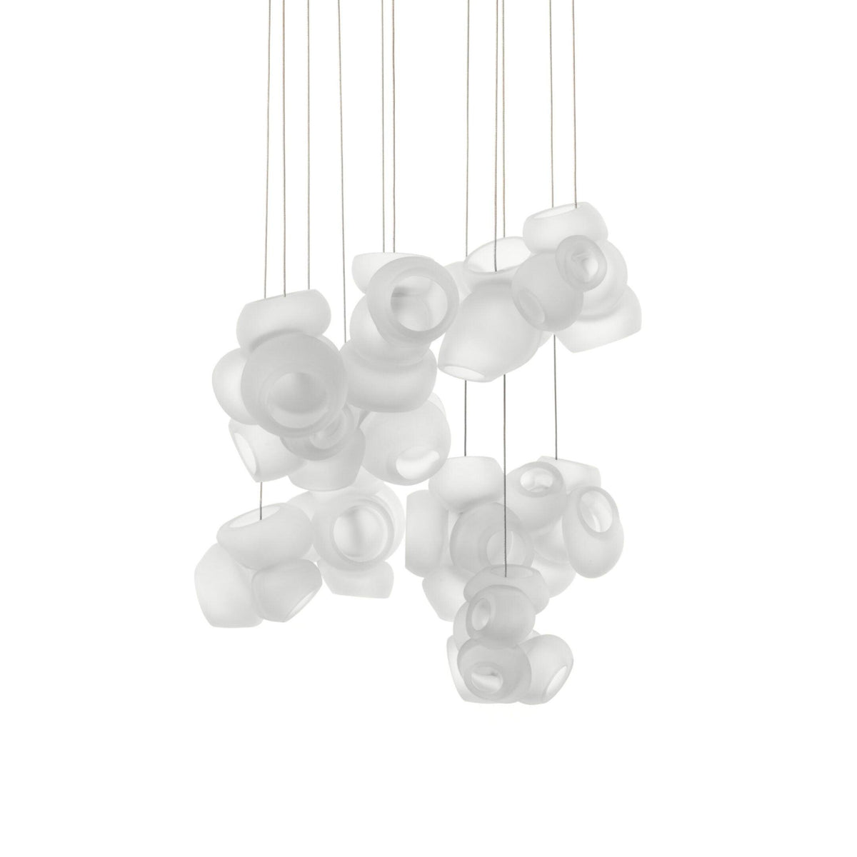 Ursa Bubbles Cluster glas hanglamp