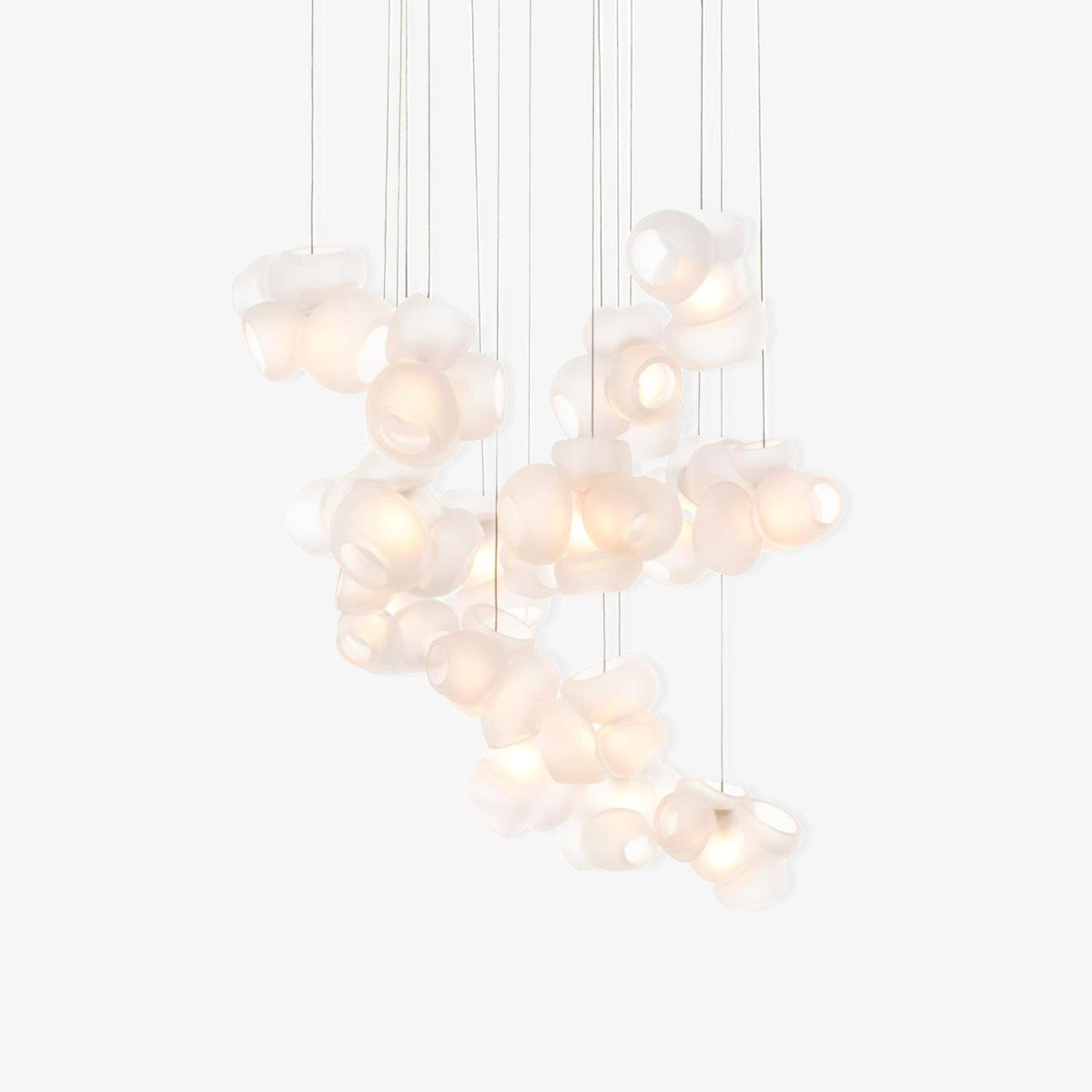 Ursa Bubbles Cluster glas hanglamp