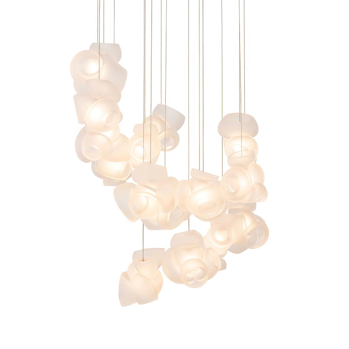 Ursa Bubbles Cluster glas hanglamp