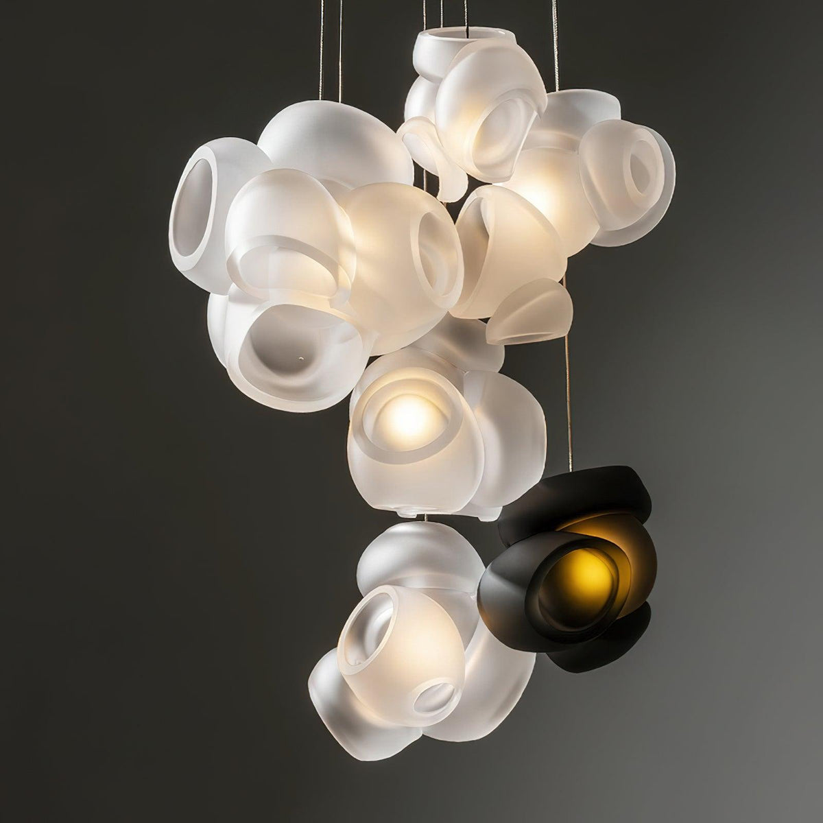 Ursa Bubbles Cluster glas hanglamp