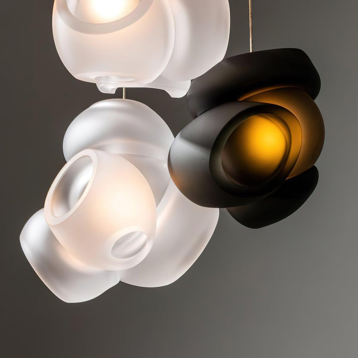 Ursa Bubbles Cluster glas hanglamp