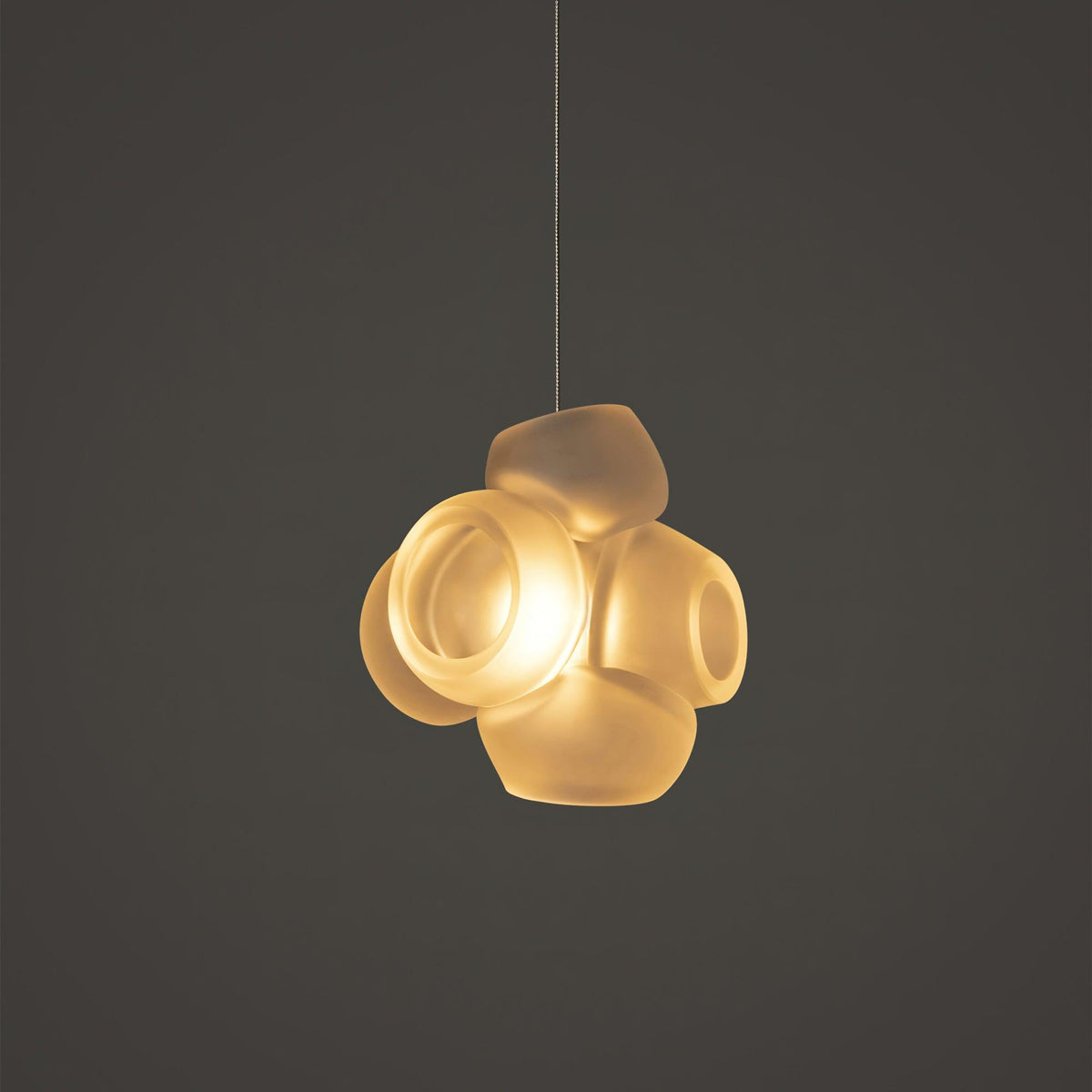 Ursa Bubbles Cluster glas hanglamp