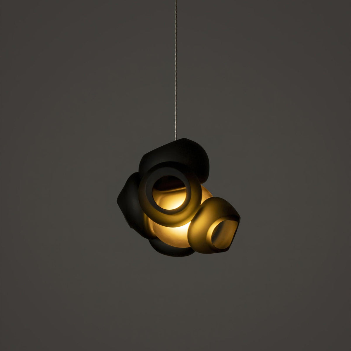 Ursa Bubbles Cluster glas hanglamp