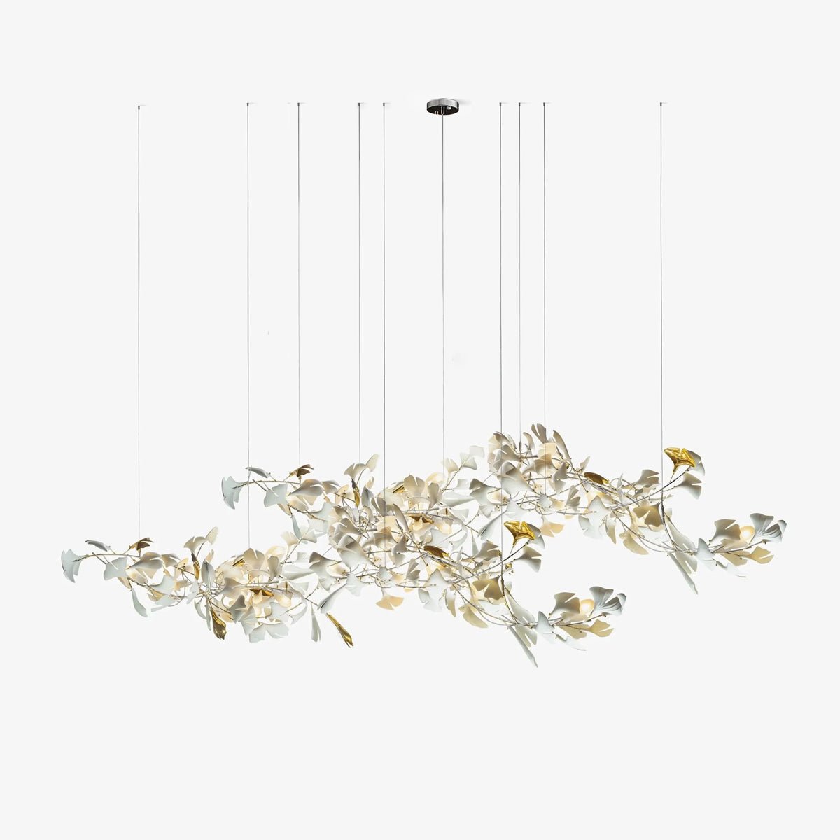 Viraaelle Leaves Combination Gingko Ceramics Kroonluchter
